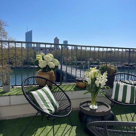 Coeur De Lyon Avec Terrasse Et Jacuzzi Apartment Exterior foto